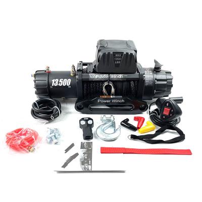 China AUTO CAD 13500 Lbs 4x4 Electric Jeep Winch With 7.0 Hp Motor for sale