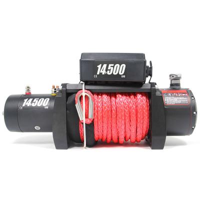 China CAD Heavy Duty 14500lbs 12v AUTO Electric Winch For Sale for sale