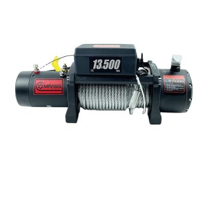 China CAD 12000lbs-13500lbs 12v AUTO fast electric winches for trucks and jeep for sale