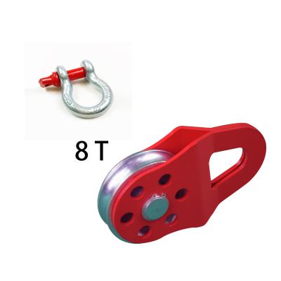 China Trailer Parts 8T Winch Rope Pulley And Bow Shackle Set In Stock For Sale for sale