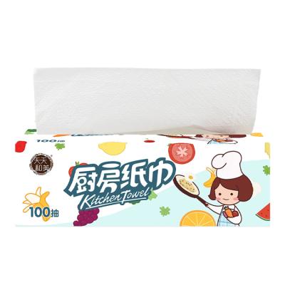 China Kitchen Room Customized Logo Printed Disposable Kitchen Tissue Paper From Chinese Supplier for sale