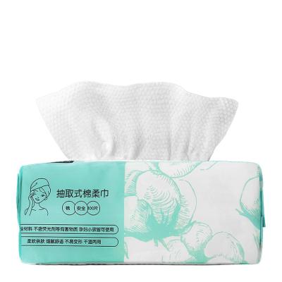 China Wholesale Custom Cotton Disposable Salon Nonwoven Fabric Towel 100% Clean Face Towel for sale