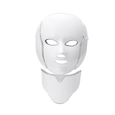 China Acne Treatment Beauty 7 Color Photon Led Facial Masks Therapy Lightweight Silicone Led Face Mask for sale