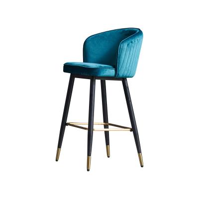 China Modern Kitchen Bar Chair Modern Light Luxury Commercial Bar Stool for sale