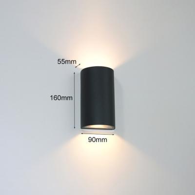 China Hot Sale Modern Black Waterproof Indoor Aluminum Aluminum Wall Light LED Wall Light Outdoor Garden Wall Light for sale