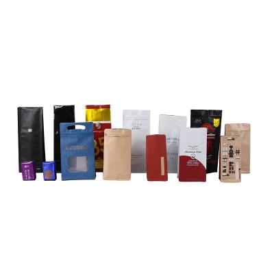 China Barrier Custom Design Printing Plastic Coffee Bag With Aluminum Foil And Valve Zipper Lock Coffee Beans Bag for sale