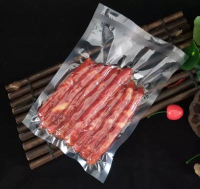 China Custom Transparent Packaging Food Seafood Meat Sealing Waist Vacuum Food Plastic Resealable Bags for sale