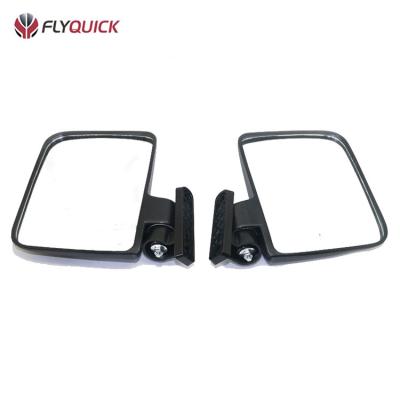 China For EZGO and Club Car 175*130mm Golf Cart Black Mirror Accessories Rear View Mirror for sale