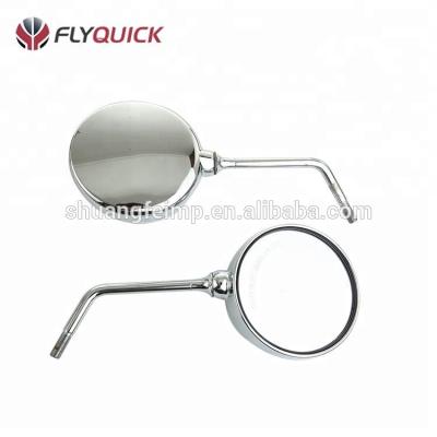 China High Quality Chrome GN125 Round Rear View Mirror For Motorcycle Mirror Arm GN125 for sale