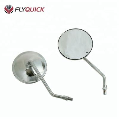 China Universal GN125 ZF001-24 ABS Chrome Round 110mm Motorcycle Rear View Mirror For GN125 for sale