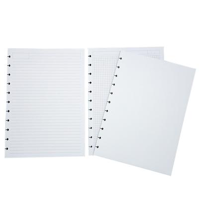 China Custom disc limit RINGNOTE A4 disc bind refill paper planner print for disc limit planner and notbeook for sale