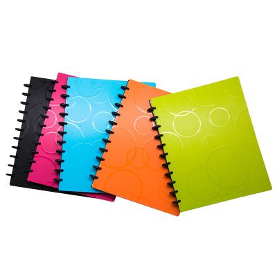 China Custom Fancy Custom A4 Diary Logo College Loose Leaf Notebook Disc Limit Customized for sale