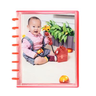 China Custom Fashiontable Mini Small Pocket Jelly Clear A5 Record Binder Collect Fotografico Maker Book Photo Album for sale