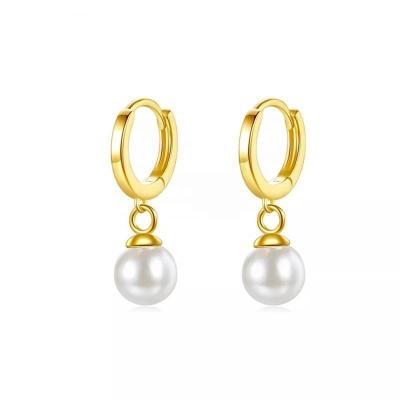 China Fashionable temperament hot wholesale light pearl manufacturers S925 silver wind girls earrings luxury jewelry for sale