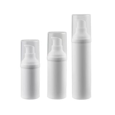 China 20ML30ML50ML Silver Customized PP Travel Bottle Cap Eye Cream Lotion Bottle Gold Plastic White Airless Cosmetic Cosmetics Bottle for sale