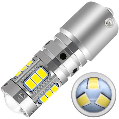 China Design BA15S 1156 P21W BAY15D P21/5W Bulb 12V 1157 BAY15D P21/5W White Led Auto Turn Signal Light Lamp 18SMD Reverse Backup Turn Signal Light New 3020 DJ011 for sale