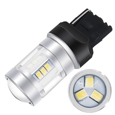 China Factory Direct 12V 3.7W 7440 W21/5w T20 1156 Turn Signal Light Led Bulb 3156 3020 18SMD Auto White Turn Signal Light for sale