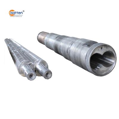 China Factory SJZ92/192 Tapered Twin Screw Barrel Set For Rigid PVC Extrusion for sale