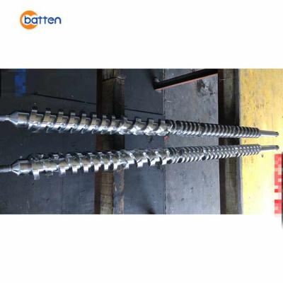 China PVC Plastic Pipe/Profile/Foam Board Plastic Extruder 65/22 Parallel Twin Screw Barrel For PVC for sale