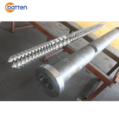 China PVC Plastic Pipe / Profile / Foam Board APX75 Parallel Twin Screw Barrel For Extruder Machine for sale