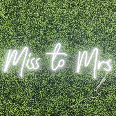 China Miss Buildings Dropshipping Mrs Neon Neon Lights Wedding Neon Sign for sale