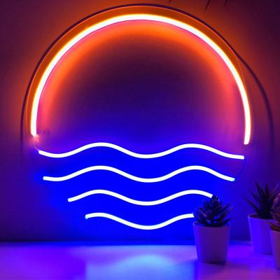 China Shape Clear Acrylic Neon Sign New Buildings Romantic Decorative Atmosphere Lights Making Neon Sign Custom for sale