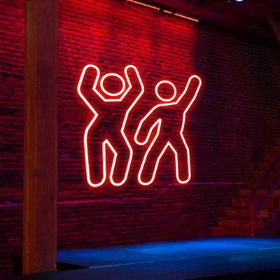 China Flexible Soft Buildings Cartoon LED Bar Party Light With Glowing Custom Letter Neon Light Sign Decoration for sale