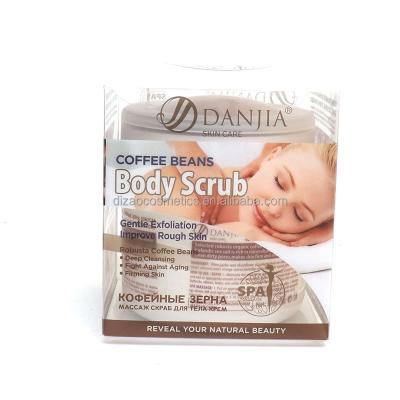 China High Quality Exfoliator Bath Shower Coffee Beans Exfoliating Body Scrub Spa Deep Moisturizing Body Scrub for sale