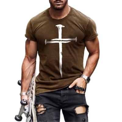 China hot sale slim sports and anti-wrinkle design t-shirt luxury fashion leisure plus size man t-shirt for sale