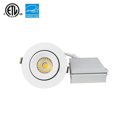 China Modern High Quality PC Aluminum Glass Housing Indoor Lighting Recessed Led Down Light for sale