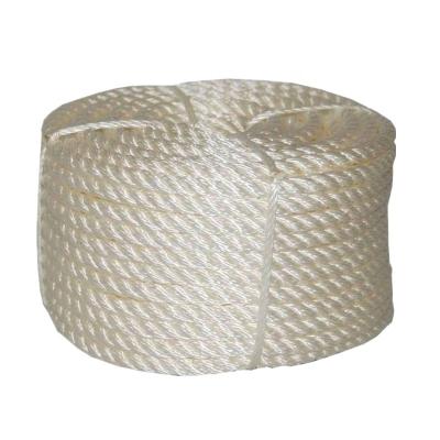 China Boat Mooring Line High Quality Nylon 3 Strand Twisted Anchor Rope Boat Mooring for sale