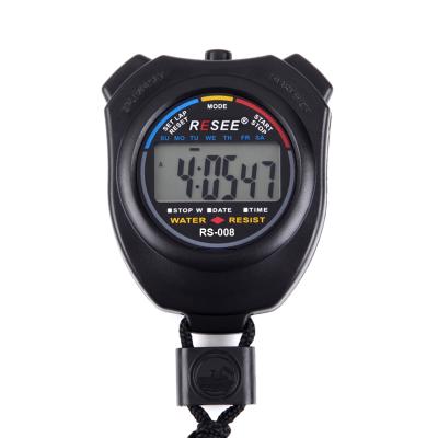 China High Quality Cheap Triple Alarm Stopwatch 1/100s Memory LCD Stopwatch Manufacturers (RS-008) for sale