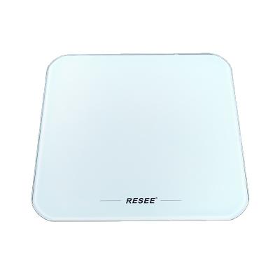 China Tempered Glass+ABS RESEE Free Sample Digital Scale Smart Bmi Body Fat Scale LCD Display Electronic Bathroom Scale for sale