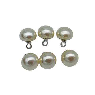 China 12L 18L Washable Classic Pearl Button Zinc Alloy Beads Button for sale