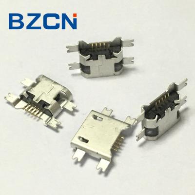 China B Micro USB 5 Pin PCB Female 4Legs SMT SMD For Mobile Phone USB Micro Jack for sale