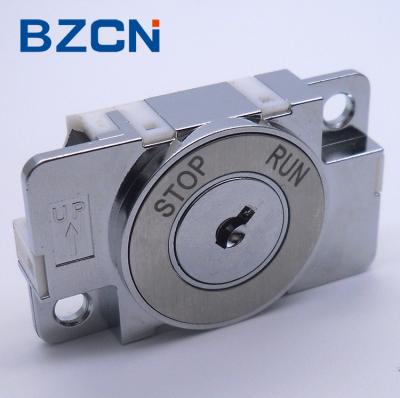 China DTS12-25 Passenger Elevator Seat 5 Connector Elevator Key Lock Switch Passenger Elevator Base Station Electronic Lock for sale