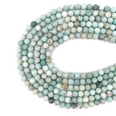 China Wholesale Natural Mineral Blue 8mm Semi-precious Gemstone Pleochroic/Pleochroism Dickite Loose Beads For Jewelry Making for sale