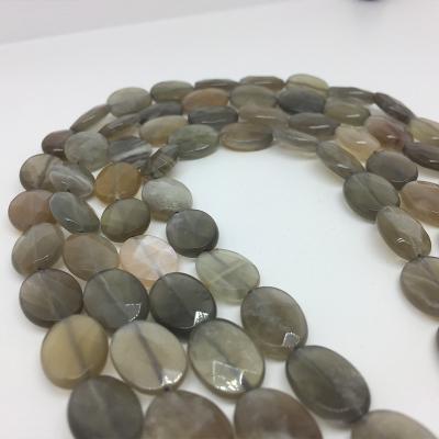 China Pleochroic / Pleochroism 10X14mm Spectrolite Stone Shimmer Ellipse Shape Natura Beads Gemstone Stone Jewelry Making Bracelet Necklace DIY Luck Health for sale