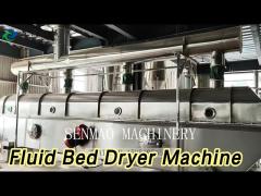 Vibrating Fluid Bed Dryer Machine Particle Feed Additive High Efficiency