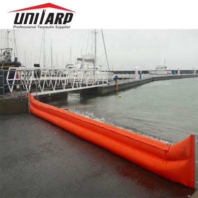 China Water Resistant Wholesale 950gsm Inflatable PVC Vinyl Coated Fabrics For Inflatable Water Flood Barrier for sale