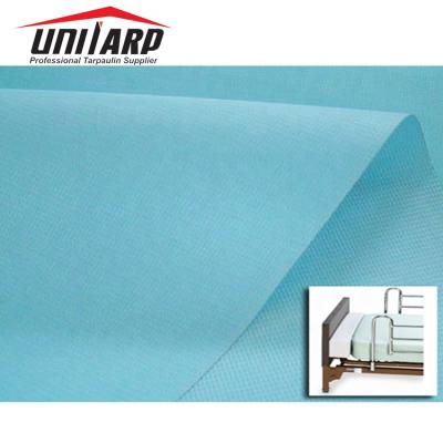 China Anti Static Waterproof PVC Laminated Tarpaulin For Hospital Bed Cover Fabric for sale