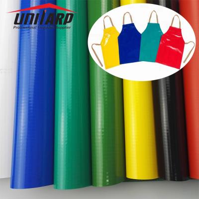 China Waterproof Colorful Waterproof PVC Vinyl Fabric 250D*250D 400gsm Vinyl Tarpaulin PVC For Apron for sale