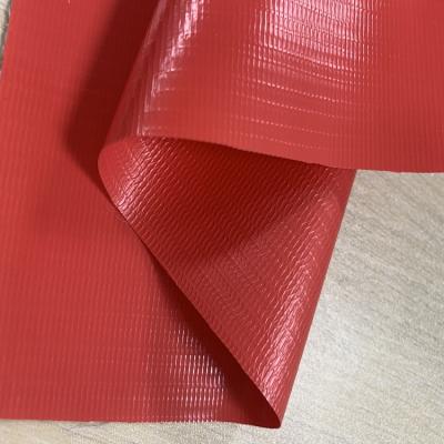 China Blackout 200*300D 18*12 PVC Laminated Tarpaulin 400gsm PVC Tarpaulin Bag Materials for sale