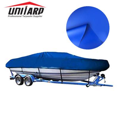 China Anti-UV Outdoor Cover Anti-UV Waterproof Stretch Boat Covers Fabric Material PVC Tarpaulin Boat Cover for sale