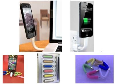 Chine USB Bendable chargeant le câble de synchronisation de données, USB au micro à vendre