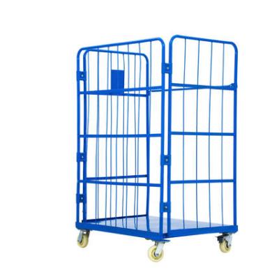 China Brand New Warehouse Transport Roll Cage Factory Carts Hand Carts Hand Carts Heavy Duty Carts With High Quality for sale