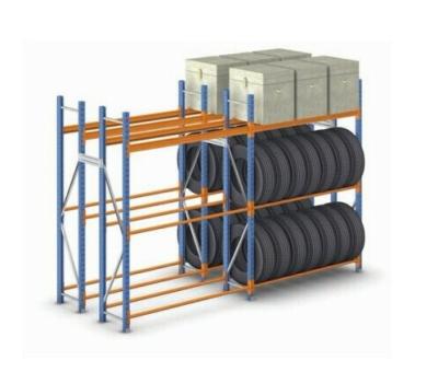 China Diamond Factory Price Moveable Customized Portable Folding Metal Spare Stainless Steel Make Detachable Stackable Pallet Tire Rack for sale