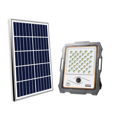 China Indoor Outdoor Waterproof Security Camera Ip65 100w 200w CCTV Led Solar Flood Light for sale