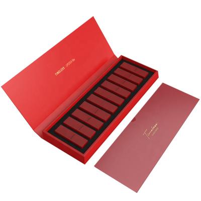 China Recyclable Lip Gloss Custom Paper Package Lipstick Cosmetic Paper Box Packaging for sale