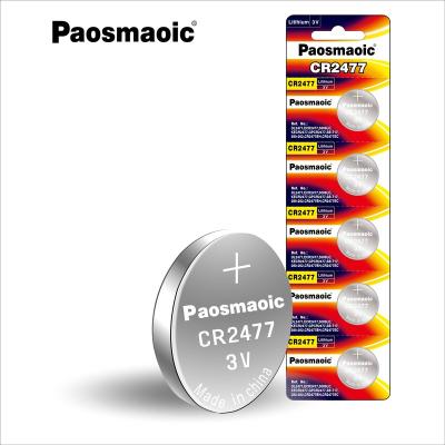 China Toys Paosmaoic factory direct sales lithium battery CR2477 3V ECR2477 LM2477 KCR2477 for sale